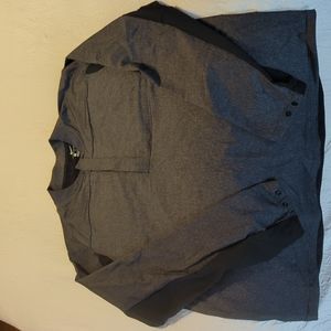 Nike Shield Men's Half Zip Sportswear, Jacket, Black/Gray, Size M